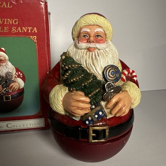 Windsor Collection- Musical & Revolving Collectible Santa 7” Tall - Picture 2 of 7